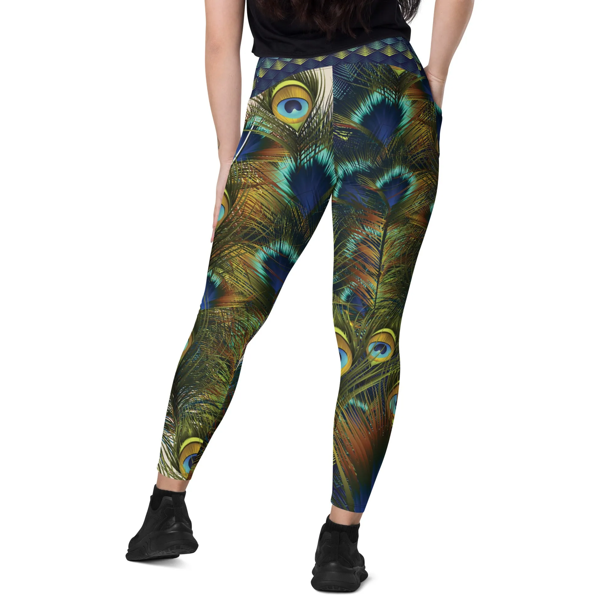 Peacock Leggings with pockets