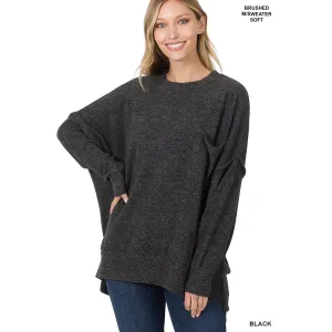 Pocket Sweater in Black