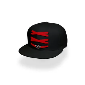 Portland Custom Black Basketball Lacer Snapback Set