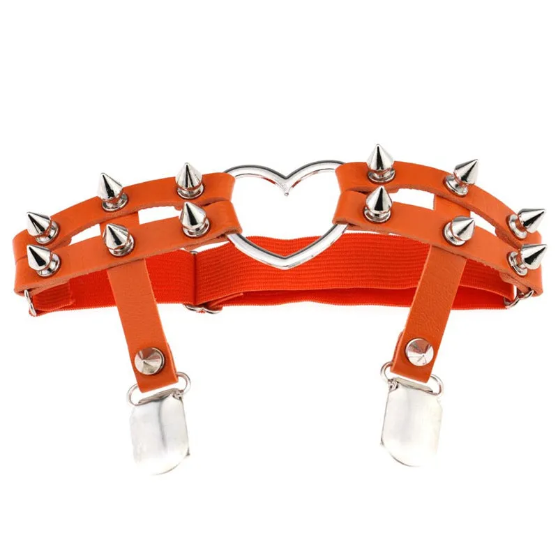"HARAJUKU PUNK LOVE STUD" GARTER Y040601