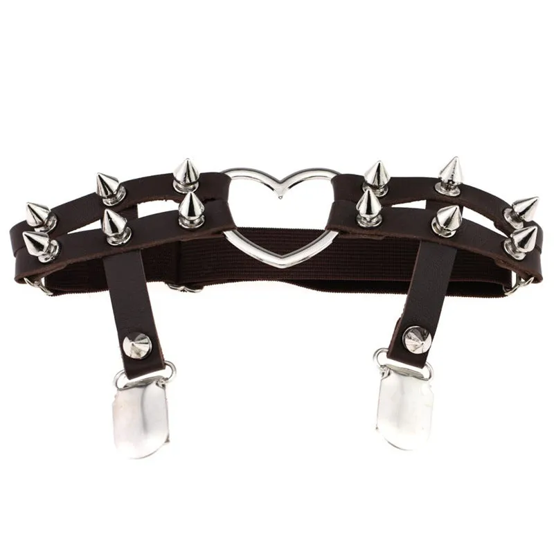 "HARAJUKU PUNK LOVE STUD" GARTER Y040601