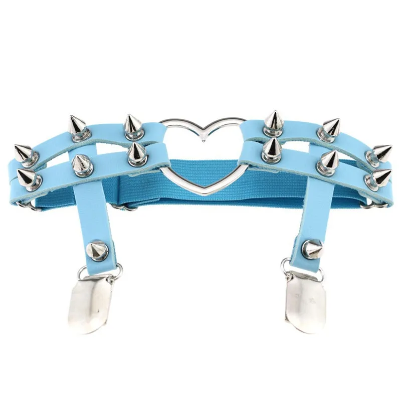 "HARAJUKU PUNK LOVE STUD" GARTER Y040601