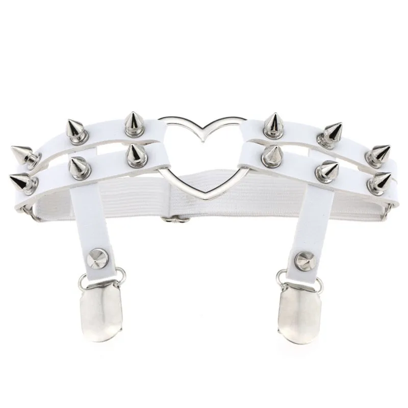 "HARAJUKU PUNK LOVE STUD" GARTER Y040601