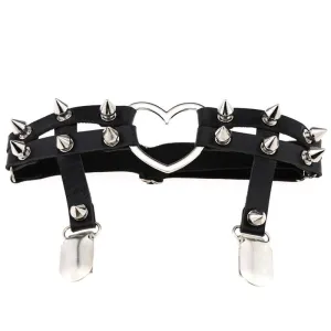 "HARAJUKU PUNK LOVE STUD" GARTER Y040601