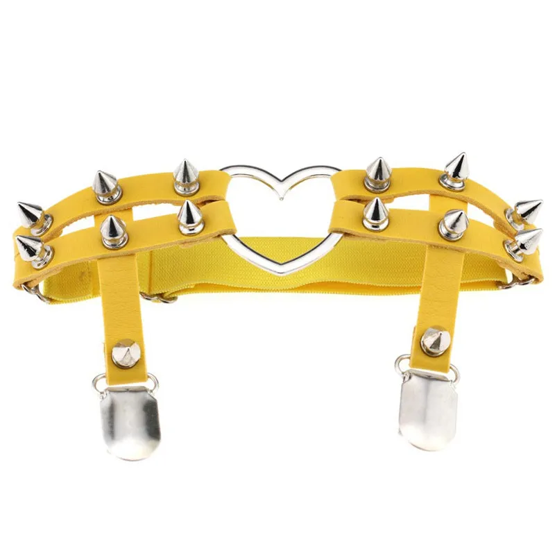 "HARAJUKU PUNK LOVE STUD" GARTER Y040601