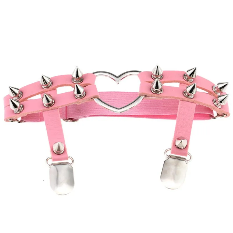 "HARAJUKU PUNK LOVE STUD" GARTER Y040601