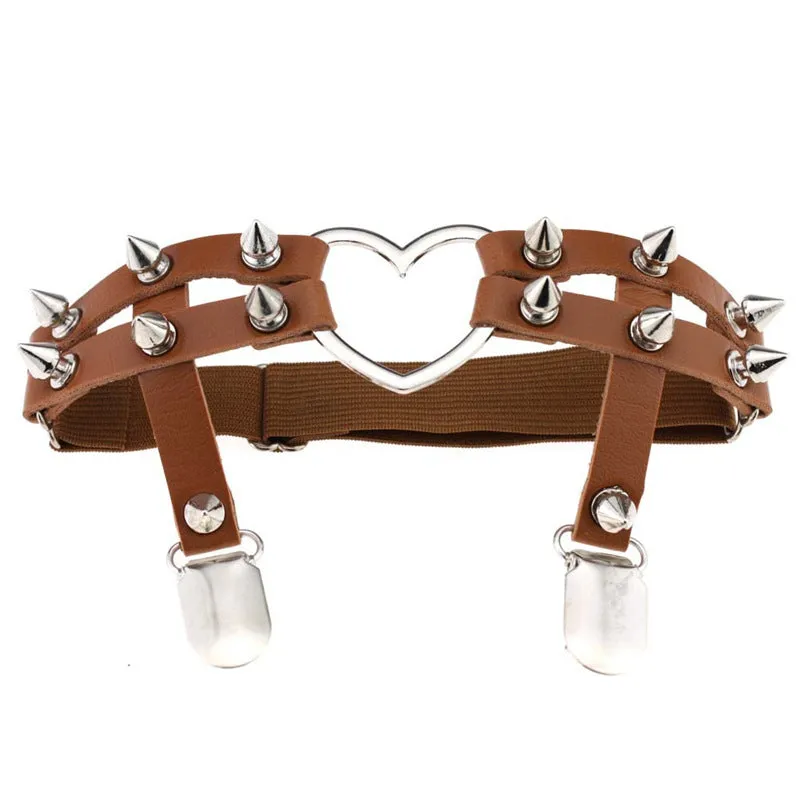 "HARAJUKU PUNK LOVE STUD" GARTER Y040601
