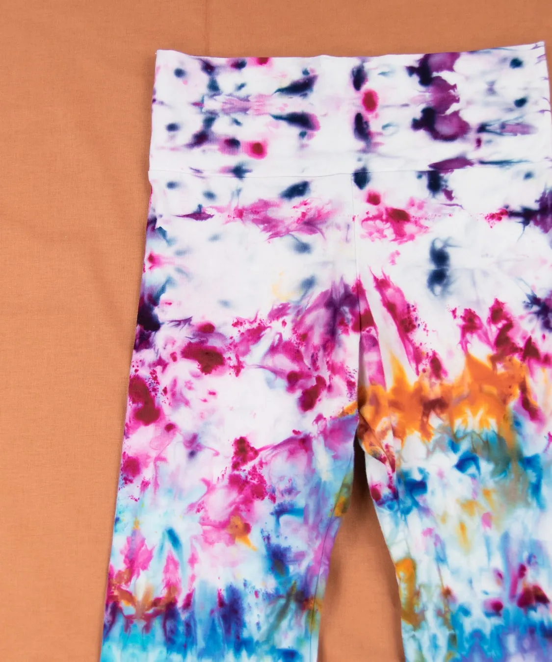 Rainbow Aura Ice Dye Yoga Pants