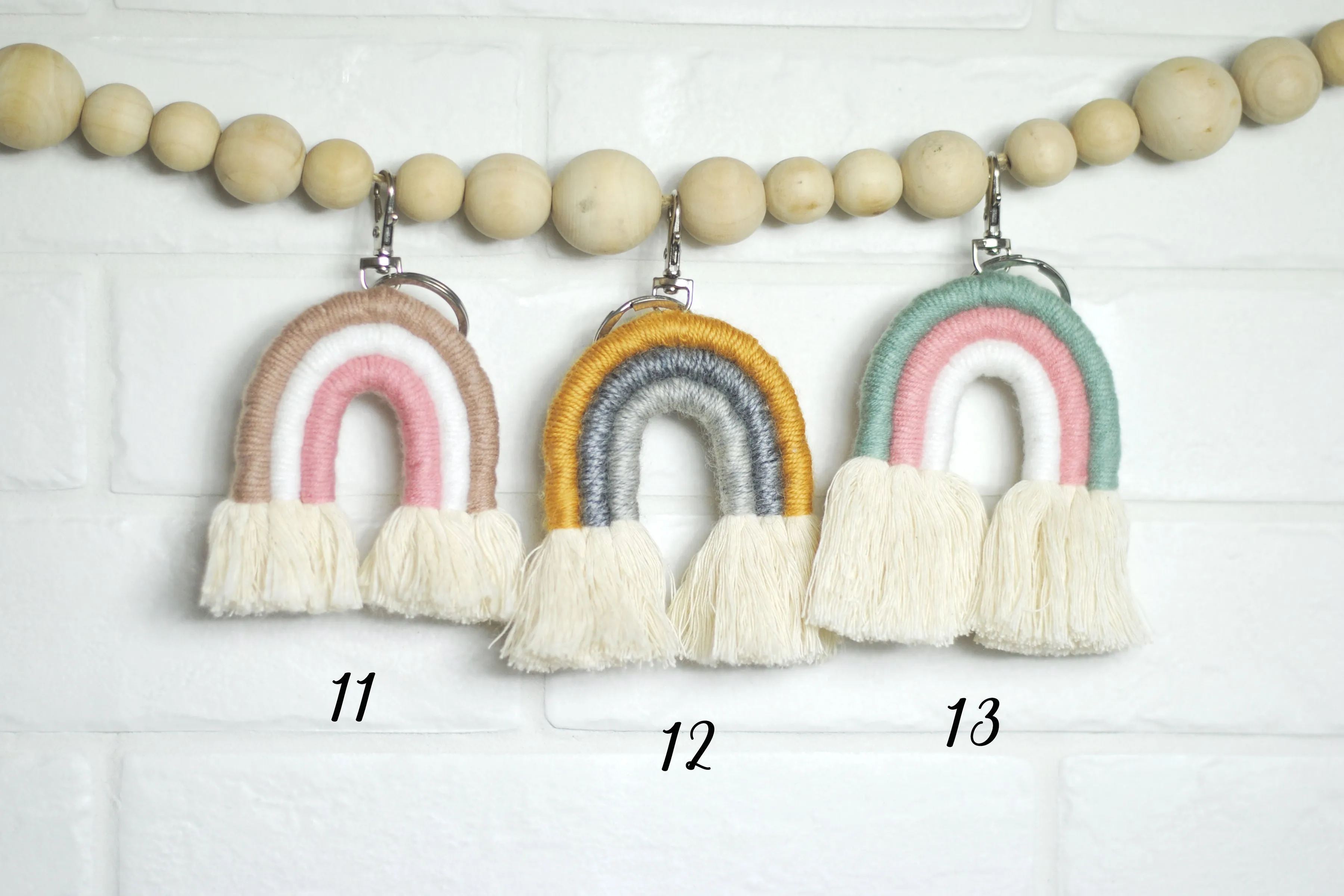 Rainbow Key Chains 13 Styles
