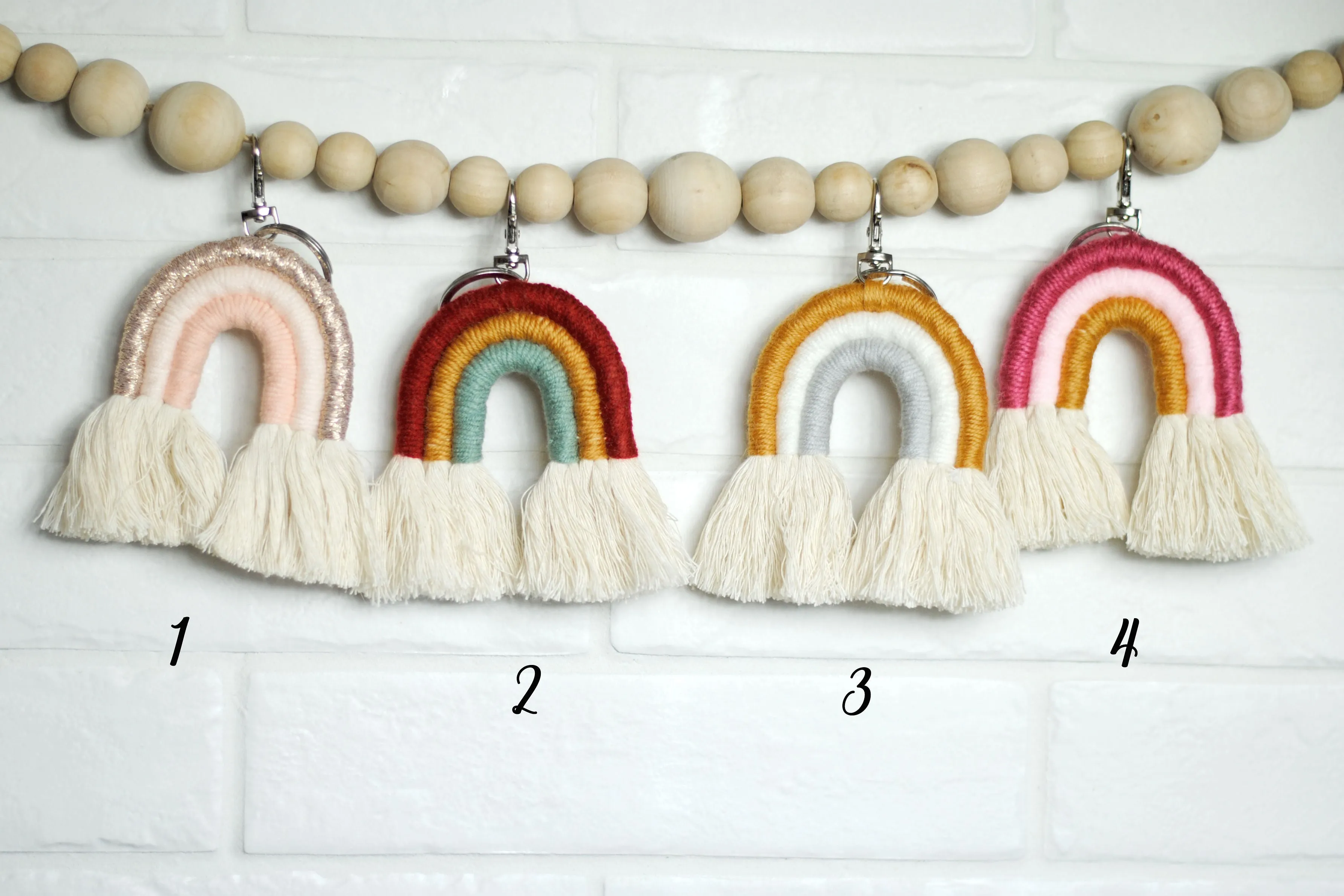 Rainbow Key Chains 13 Styles