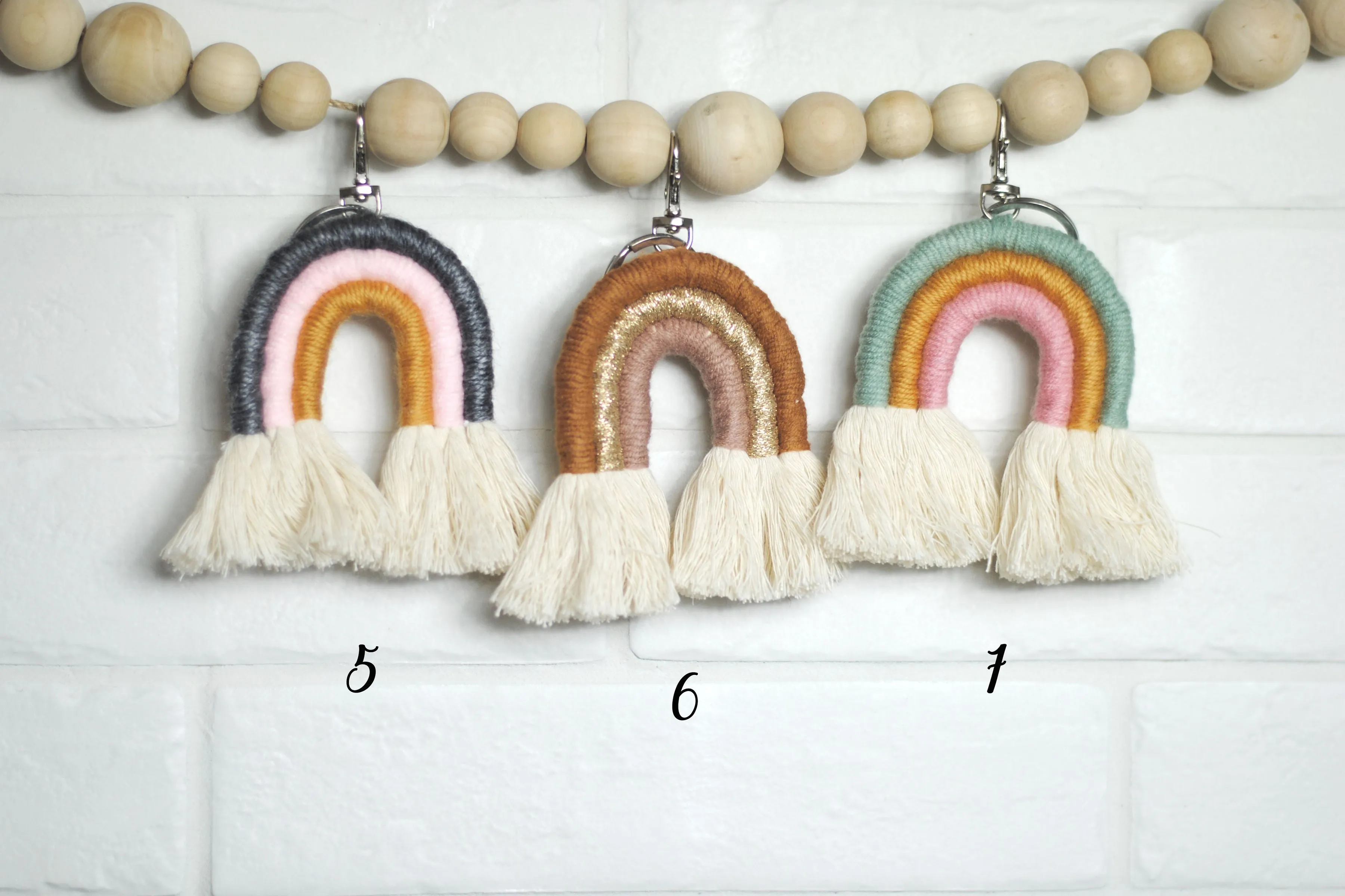 Rainbow Key Chains 13 Styles