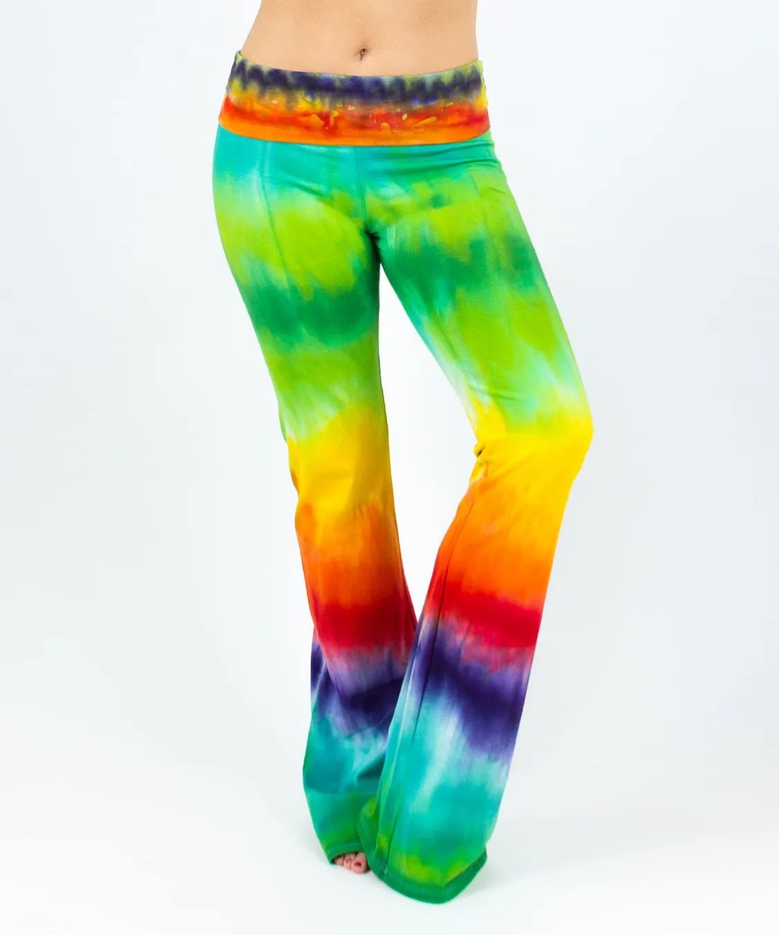 Rainbow Quartz Tie Dye Yoga Pants
