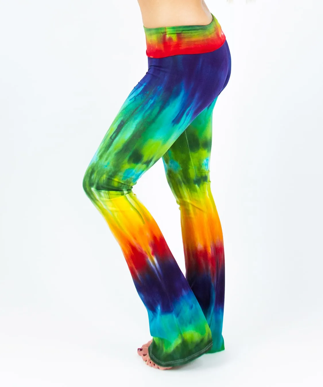 Rainbow Quartz Tie Dye Yoga Pants