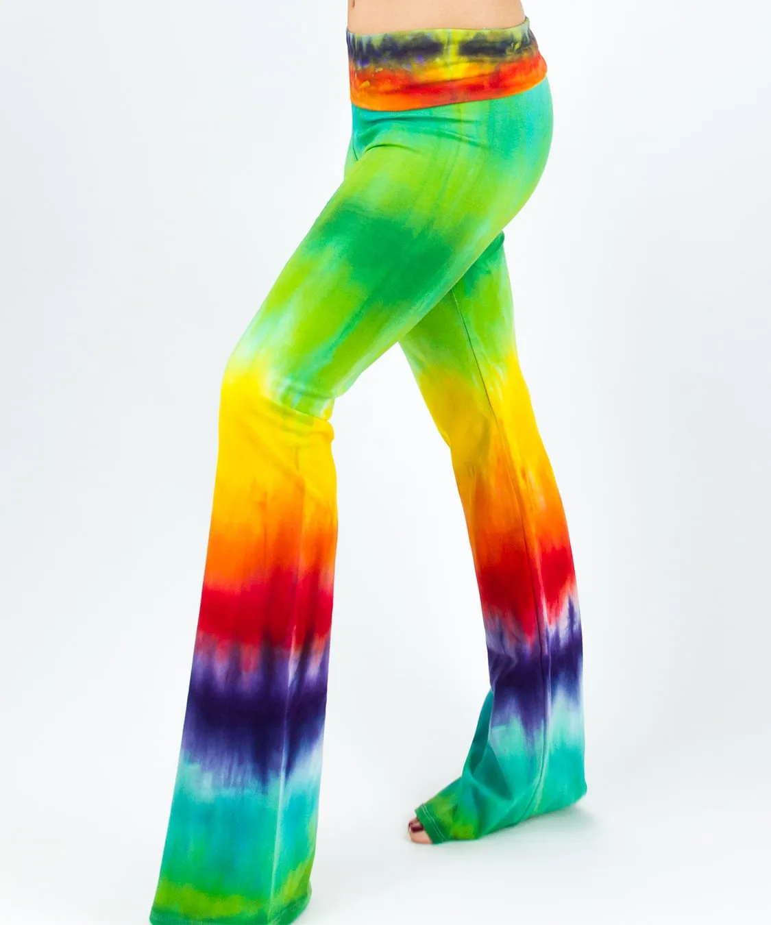 Rainbow Quartz Tie Dye Yoga Pants