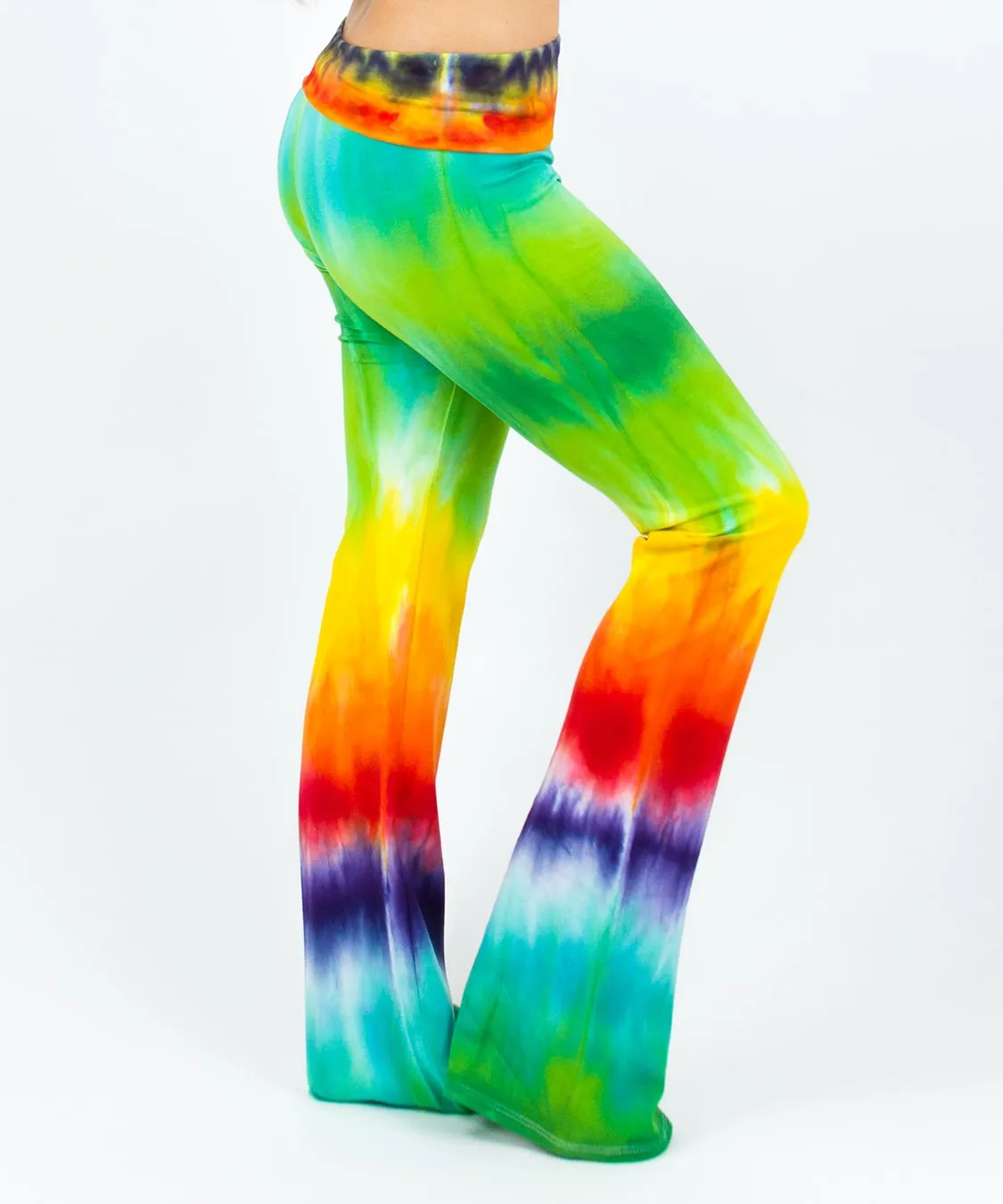 Rainbow Quartz Tie Dye Yoga Pants