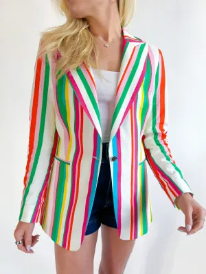 Raya Seersucker Blazer