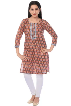 Readymade Printed Cotton Kurta