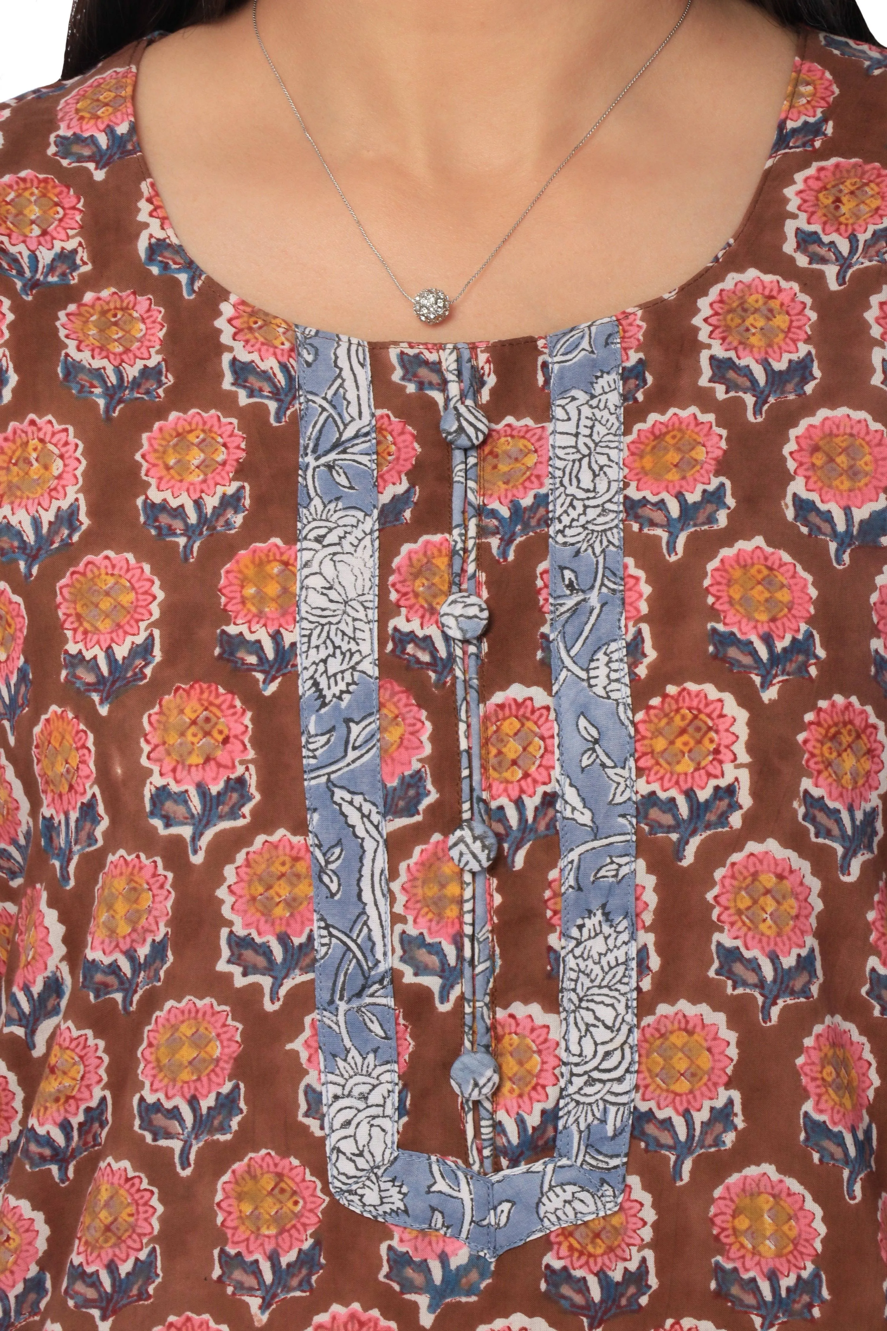 Readymade Printed Cotton Kurta