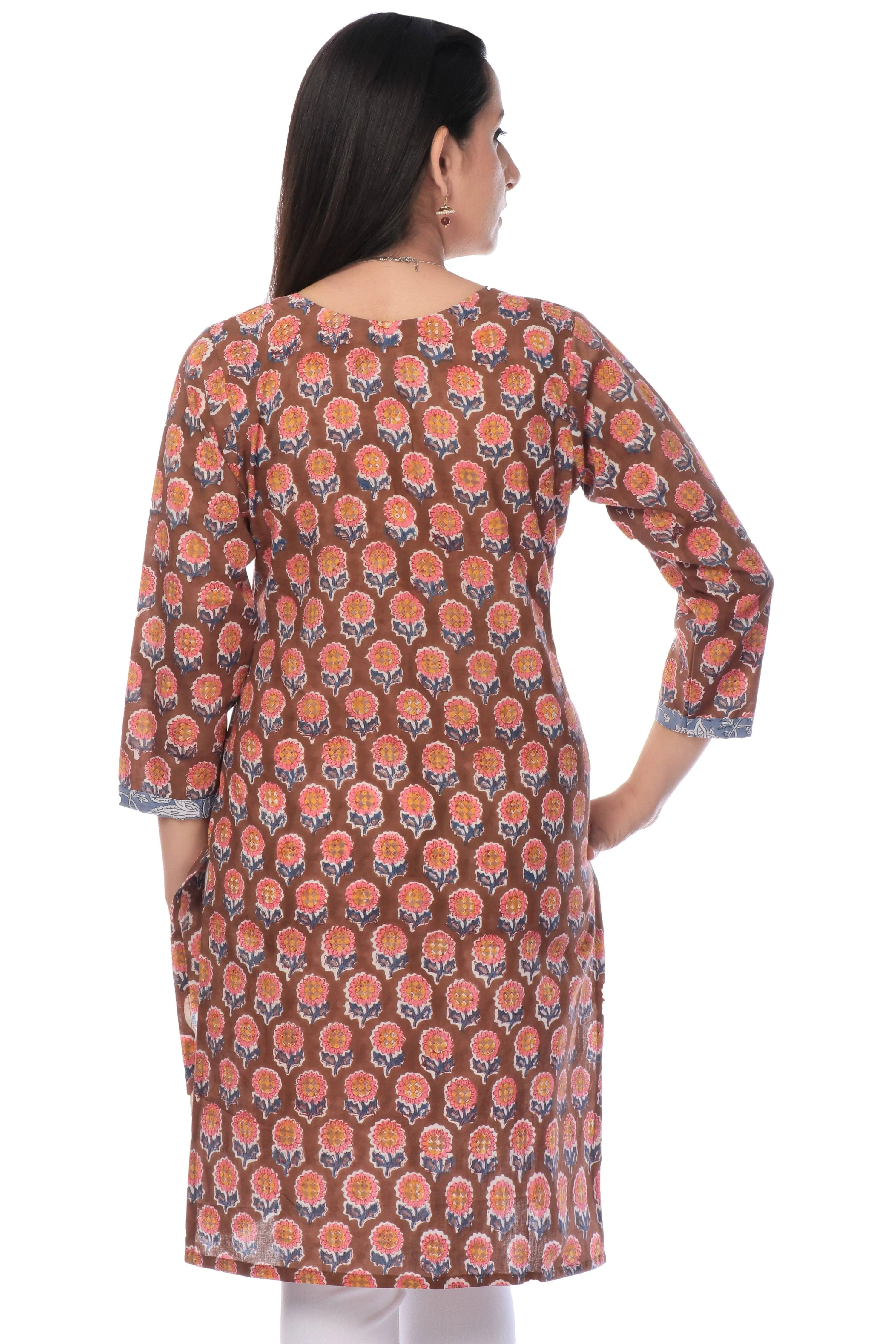 Readymade Printed Cotton Kurta