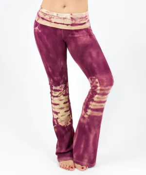 Rose Water Tie Dye Yoga Pants