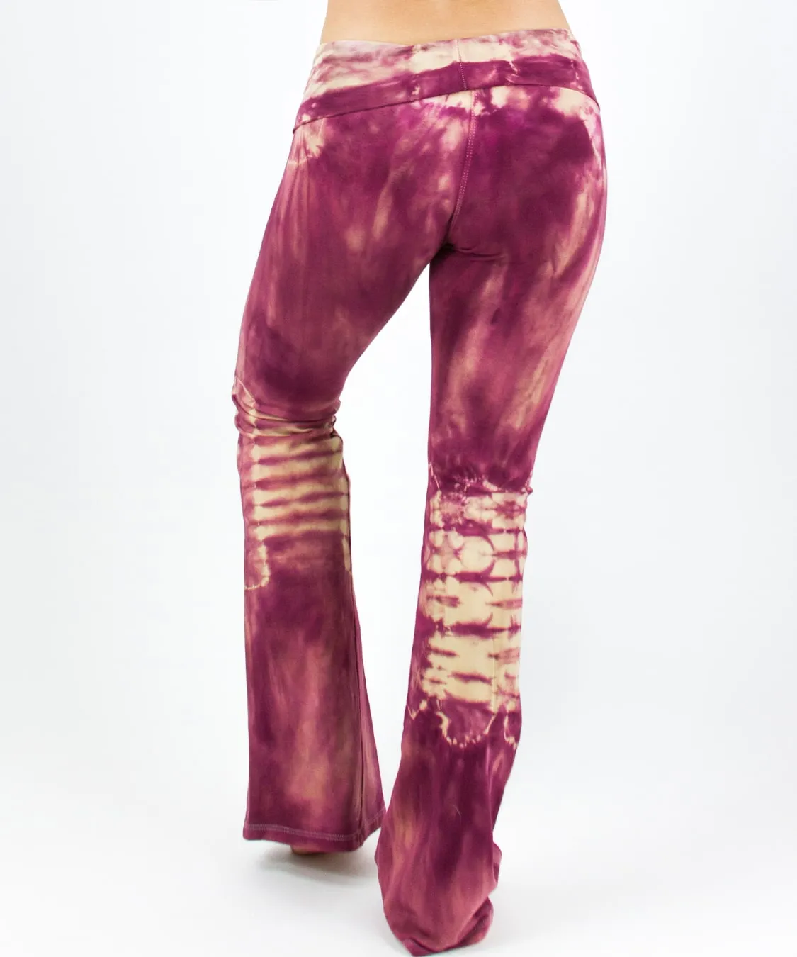 Rose Water Tie Dye Yoga Pants