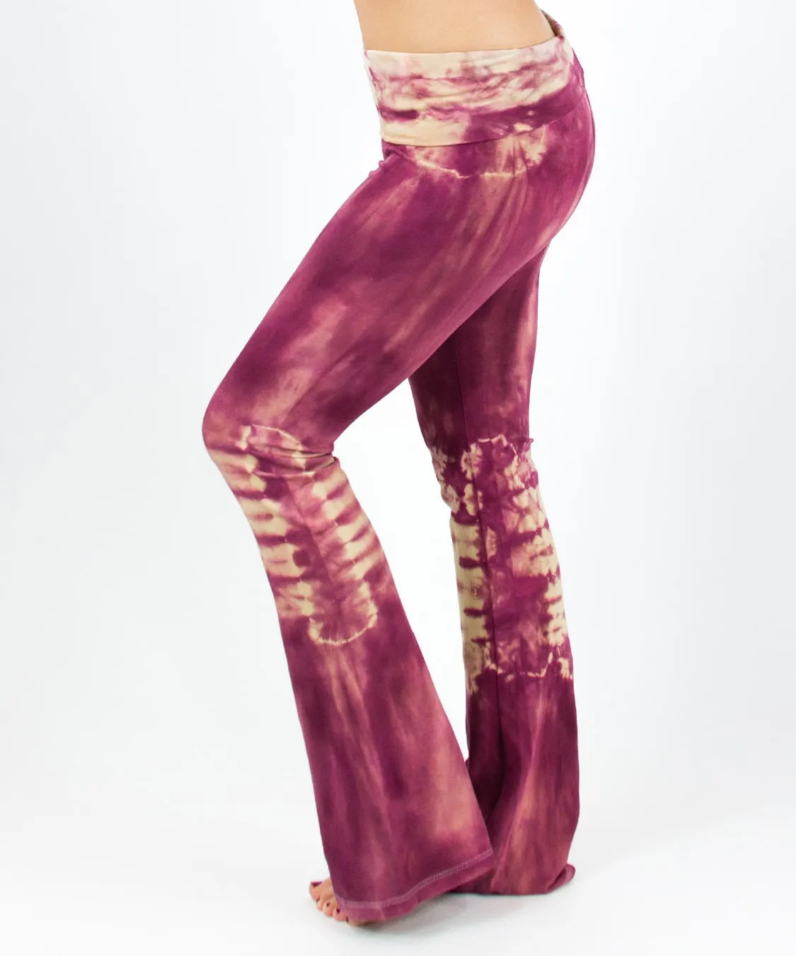 Rose Water Tie Dye Yoga Pants