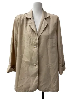 Sand Beige 3/4 Sleeved Blazer