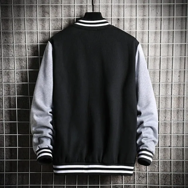 Stylish retro Varsity baseball bomber jacket
