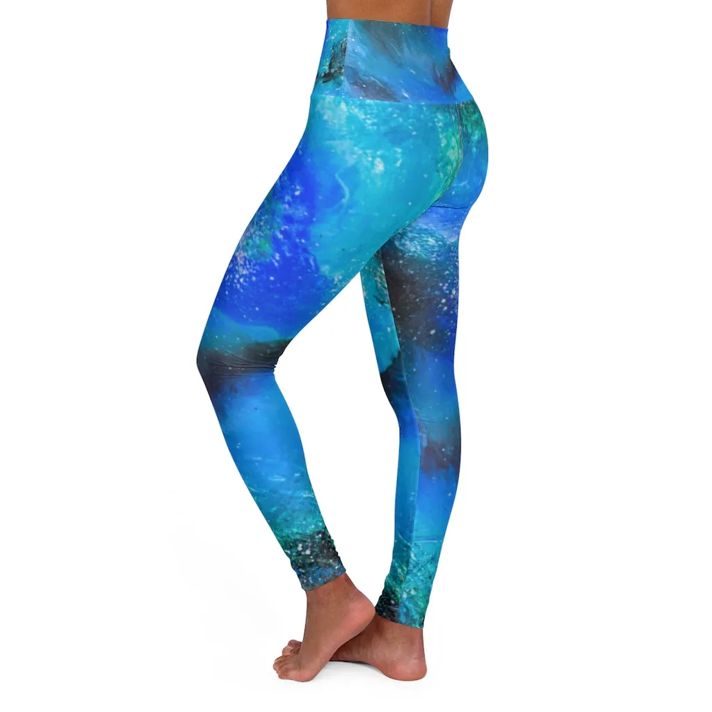 Swirl Pour High Waisted Yoga Leggings