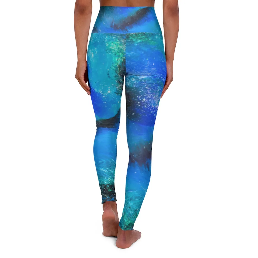 Swirl Pour High Waisted Yoga Leggings