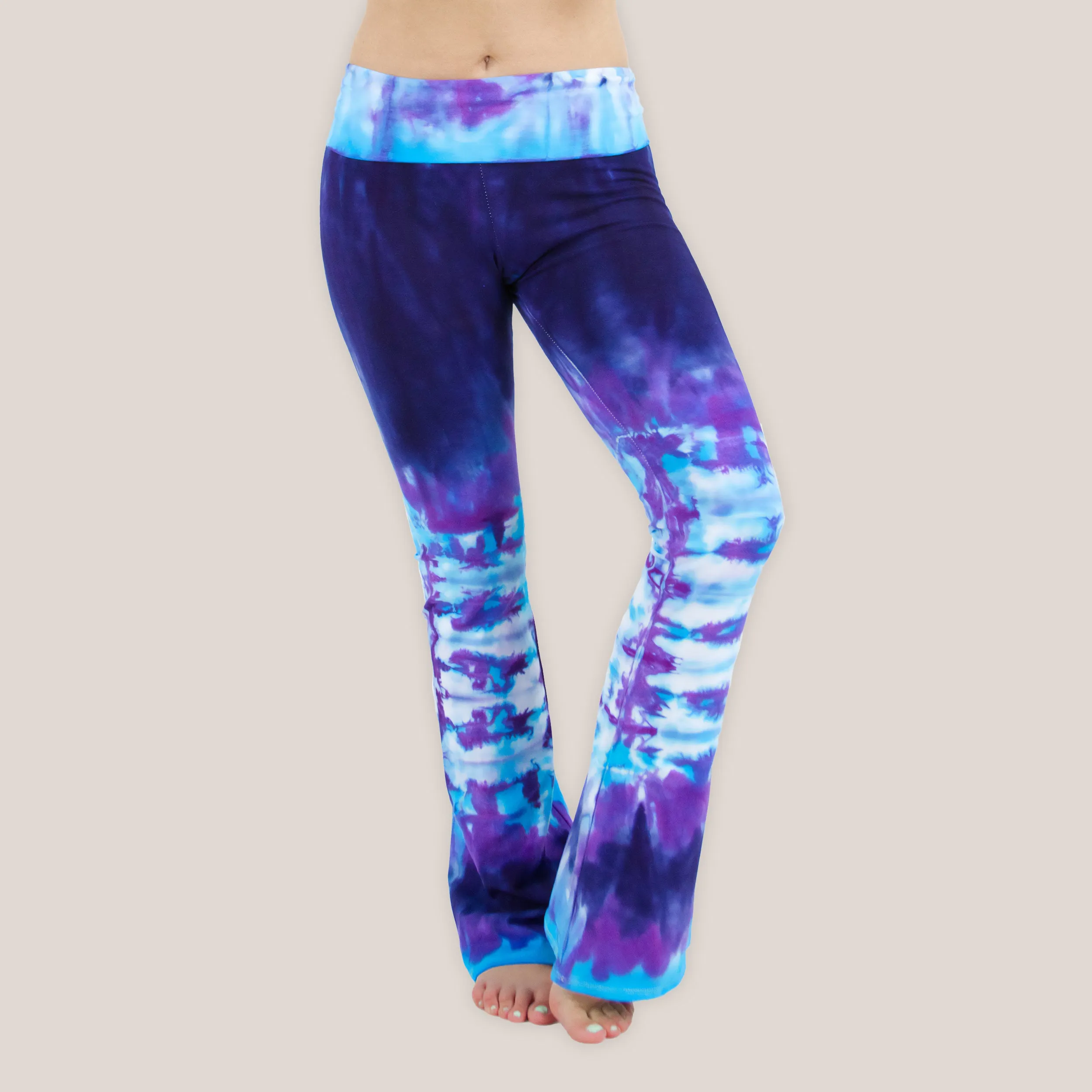 Tahitian Waters Tie Dye Yoga Pants