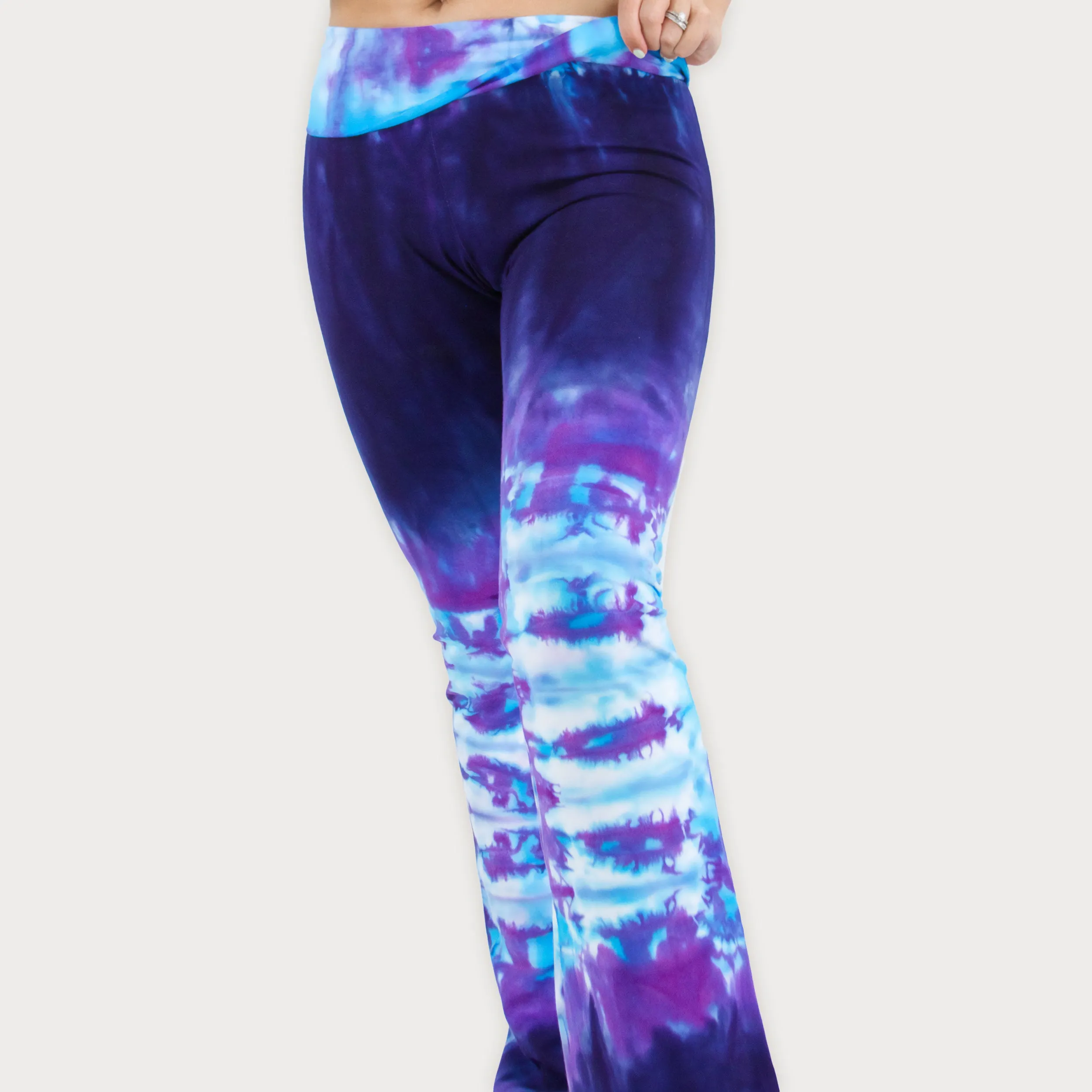 Tahitian Waters Tie Dye Yoga Pants