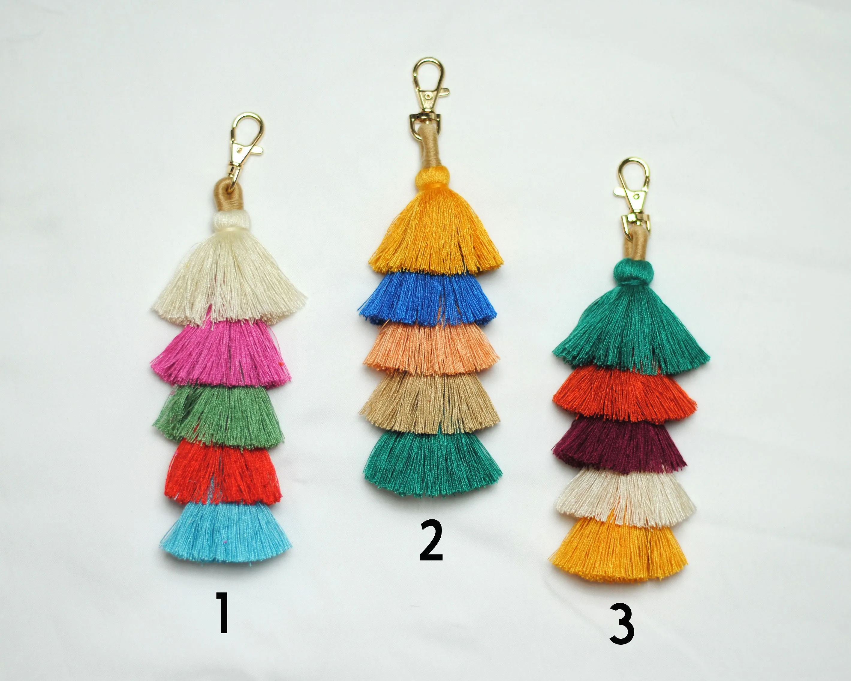 Tassel Key Chains 3 Colors