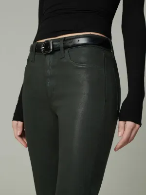 The Callie Autumn Forest Coated Cropped Bootcut