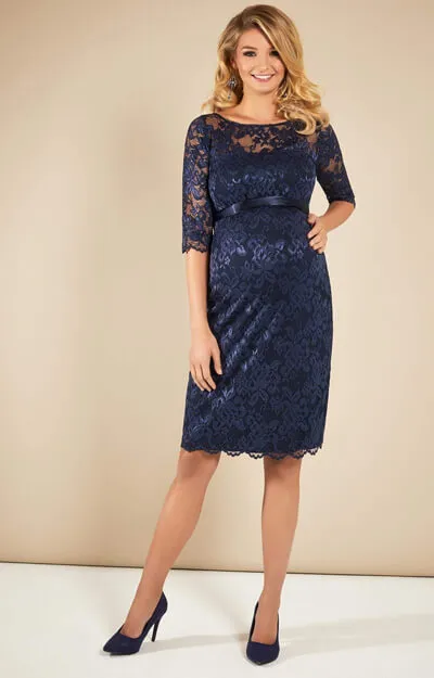 Tiffany Rose Amelia Navy Maternity Lace Dress