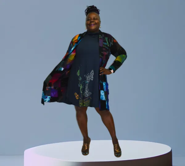 Turtleneck A line dress
