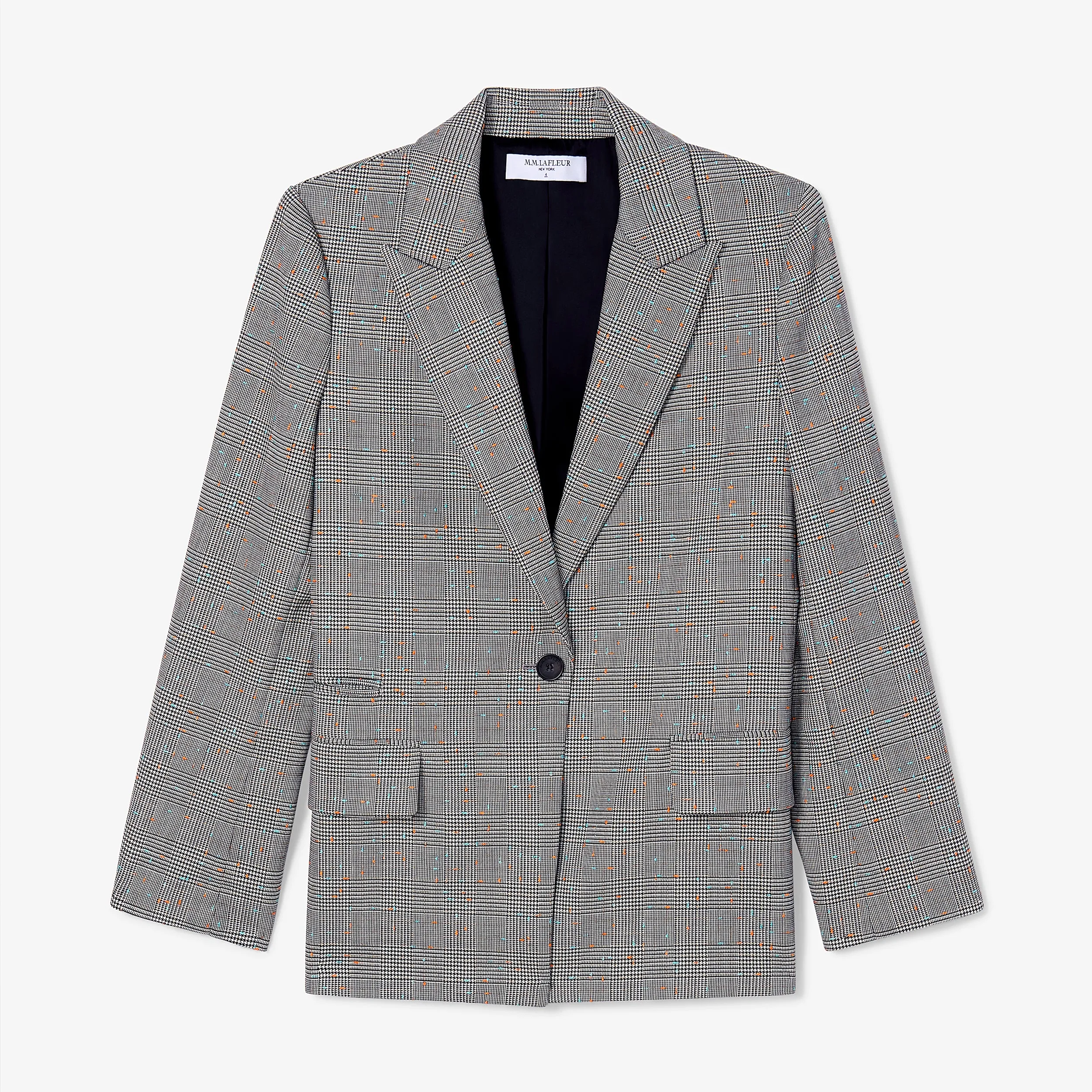 Tyner Director Blazer - Sharkskin :: Mixed Check