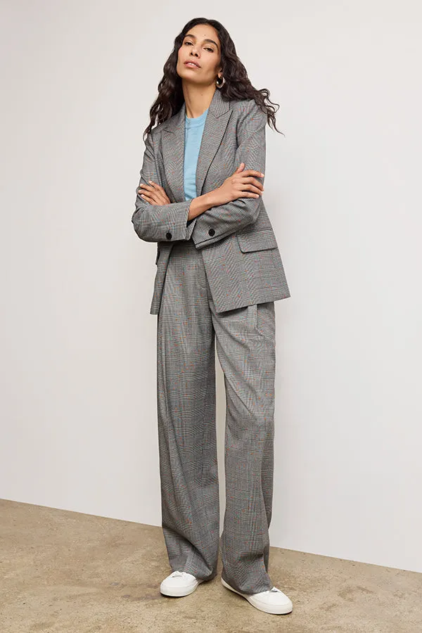 Tyner Director Blazer - Sharkskin :: Mixed Check