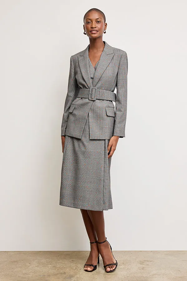 Tyner Director Blazer - Sharkskin :: Mixed Check