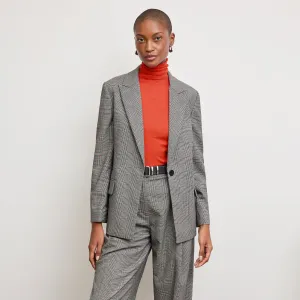 Tyner Director Blazer - Sharkskin :: Mixed Check
