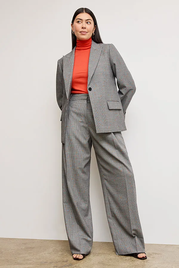 Tyner Director Blazer - Sharkskin :: Mixed Check