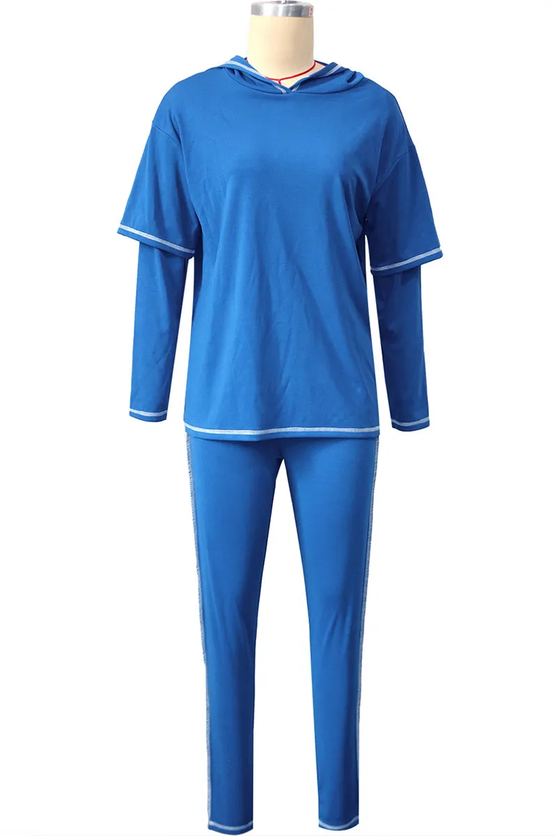 UJ0398 Hoodie and Tights Jogger Set