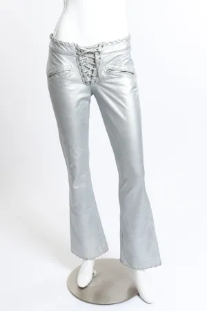 Whip Stitch Leather Pants