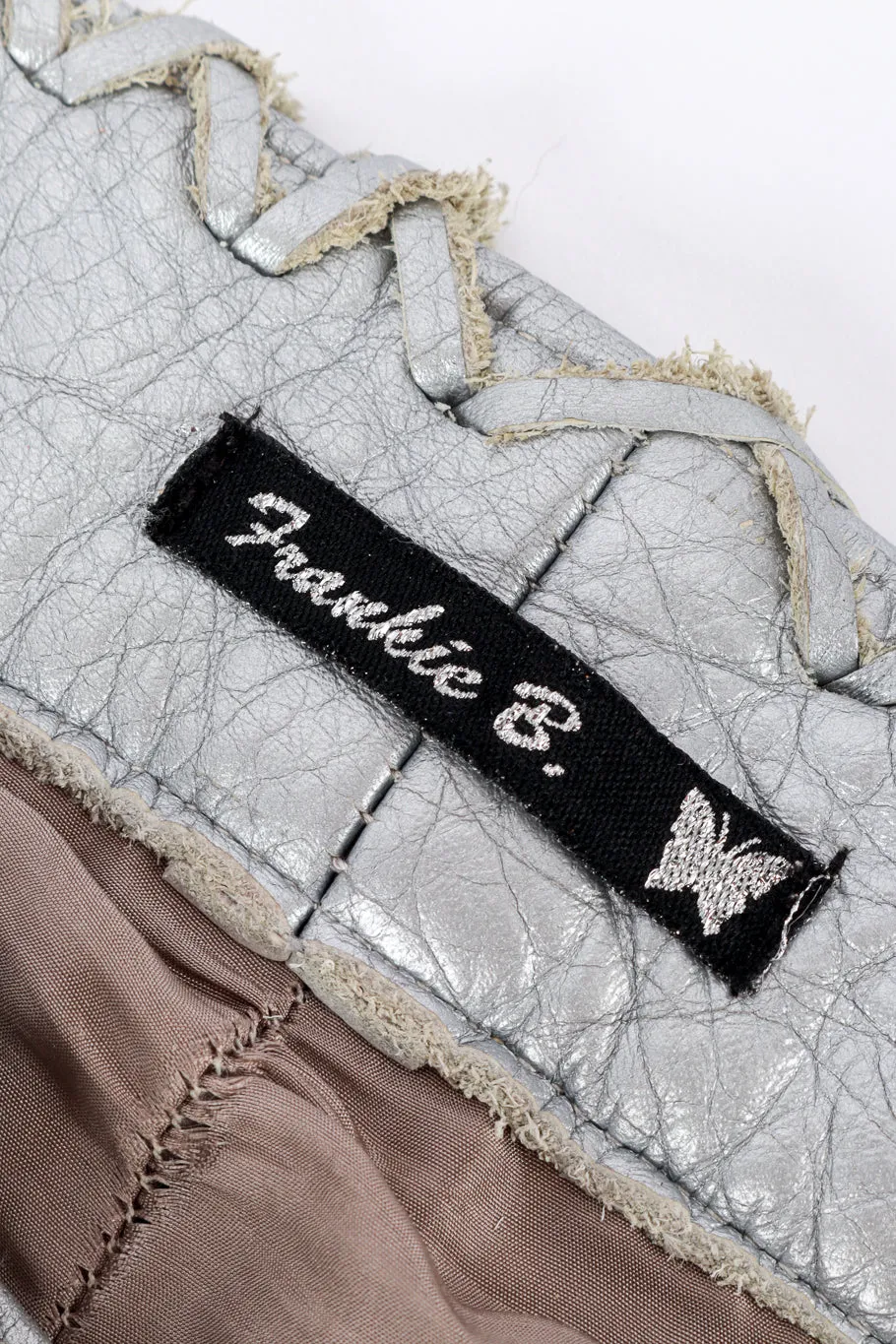 Whip Stitch Leather Pants