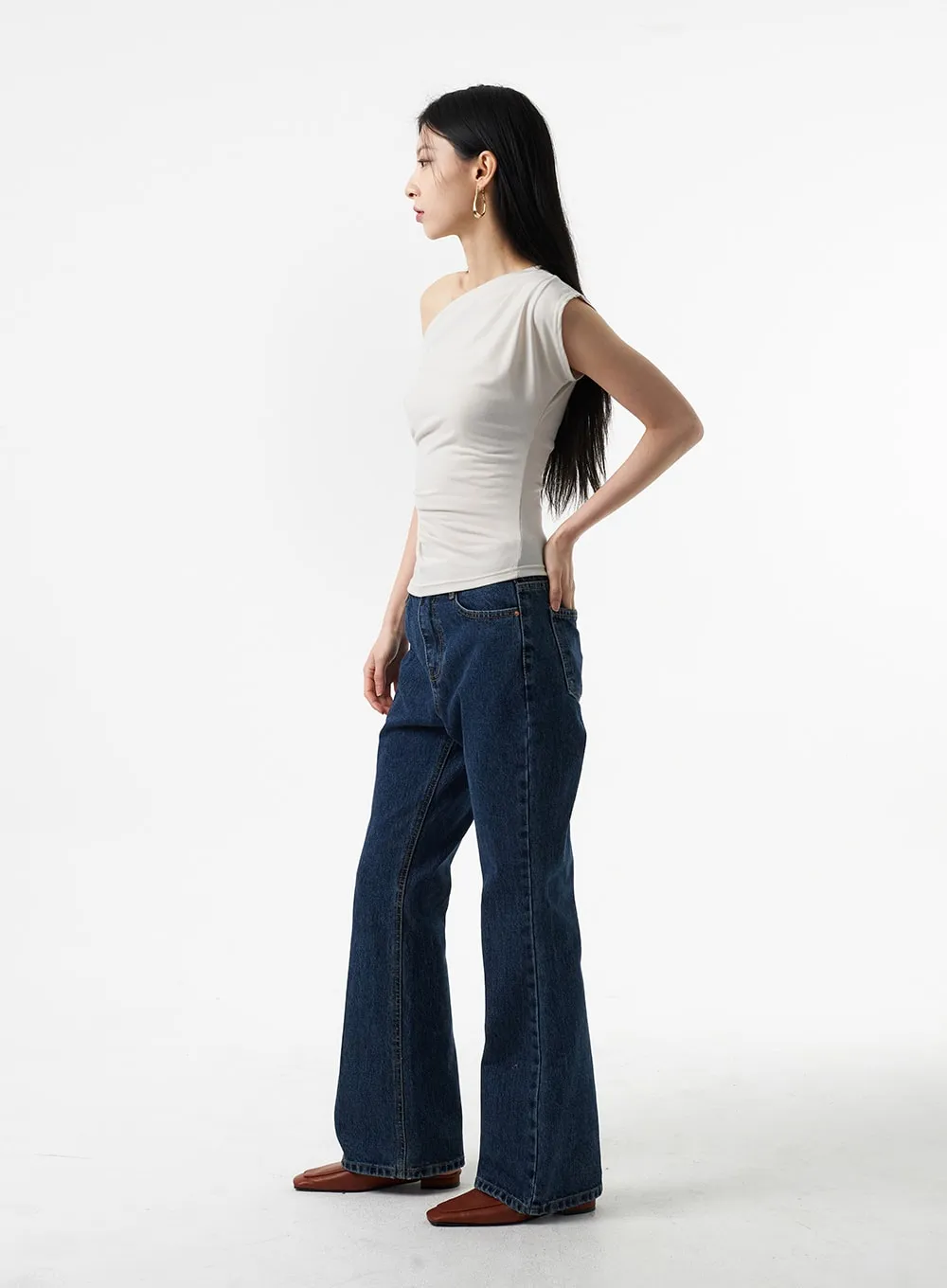 Wide Bootcut Jeans IA325