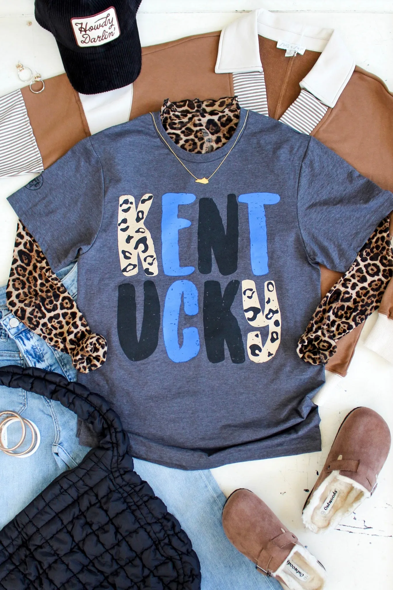 Wild In Kentucky Graphic Tee • Heather Charcoal - FINAL SALE