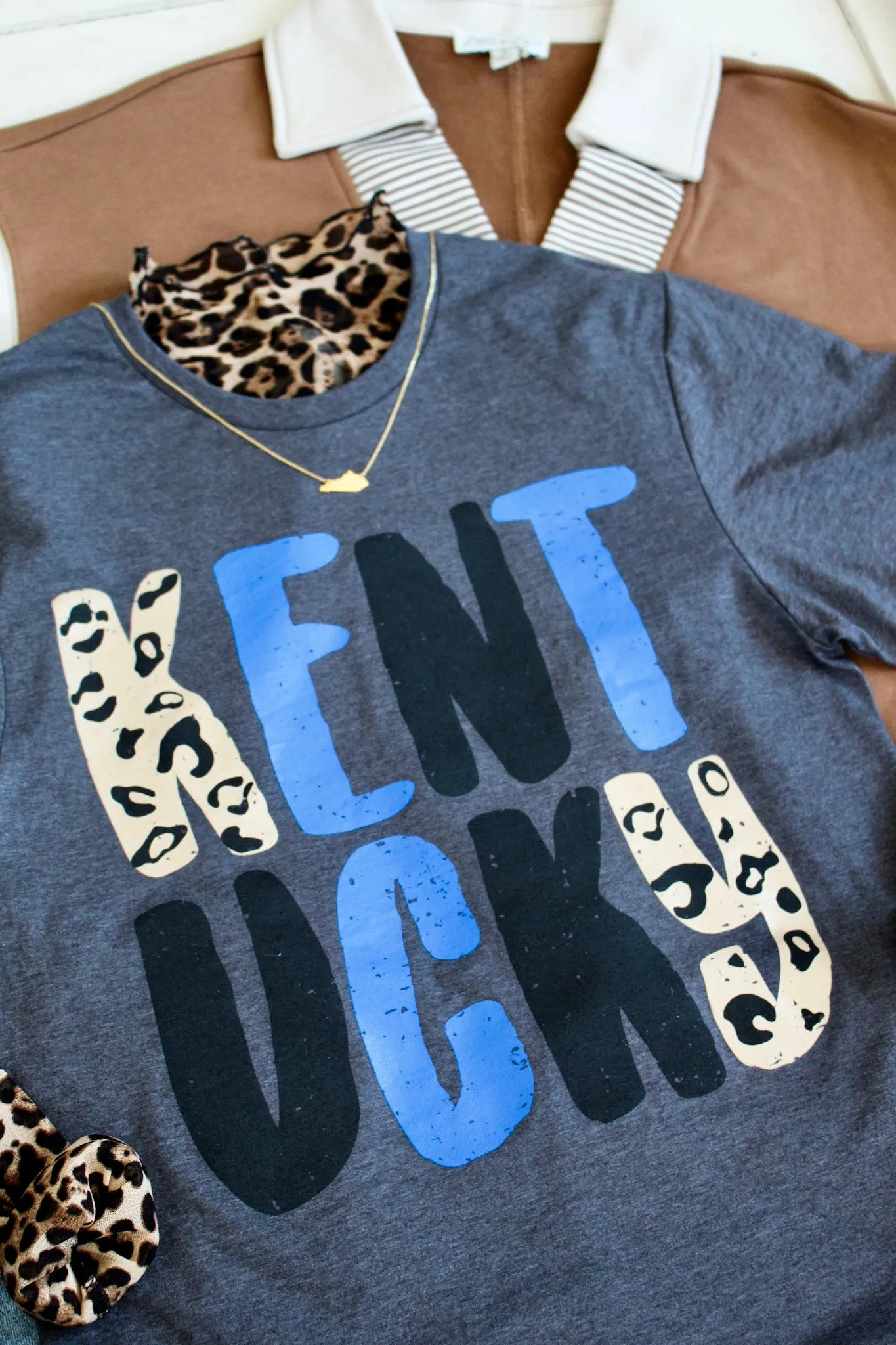Wild In Kentucky Graphic Tee • Heather Charcoal - FINAL SALE