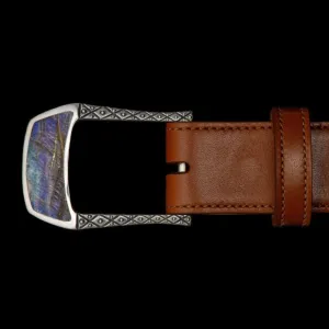 William Henry Labradorite Belt Buckle