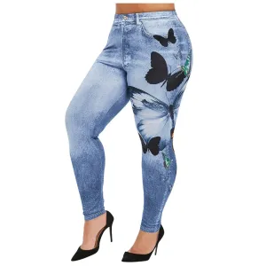 Women Cowboy Printed Leggings
