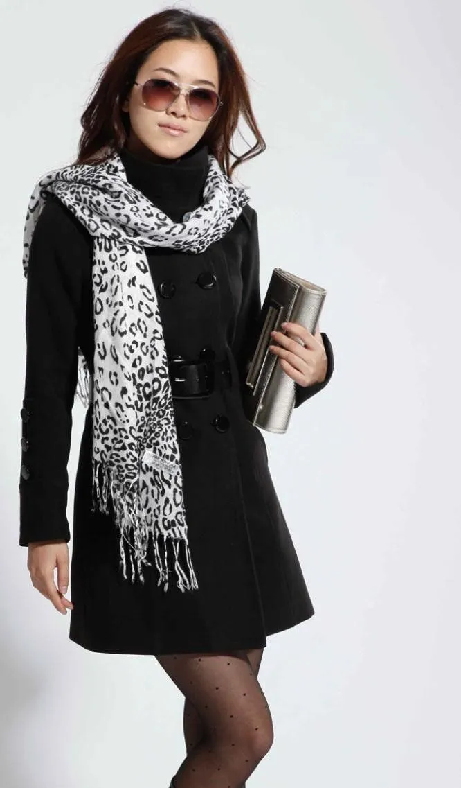 Women's Classy Double Breasted Pea Coat